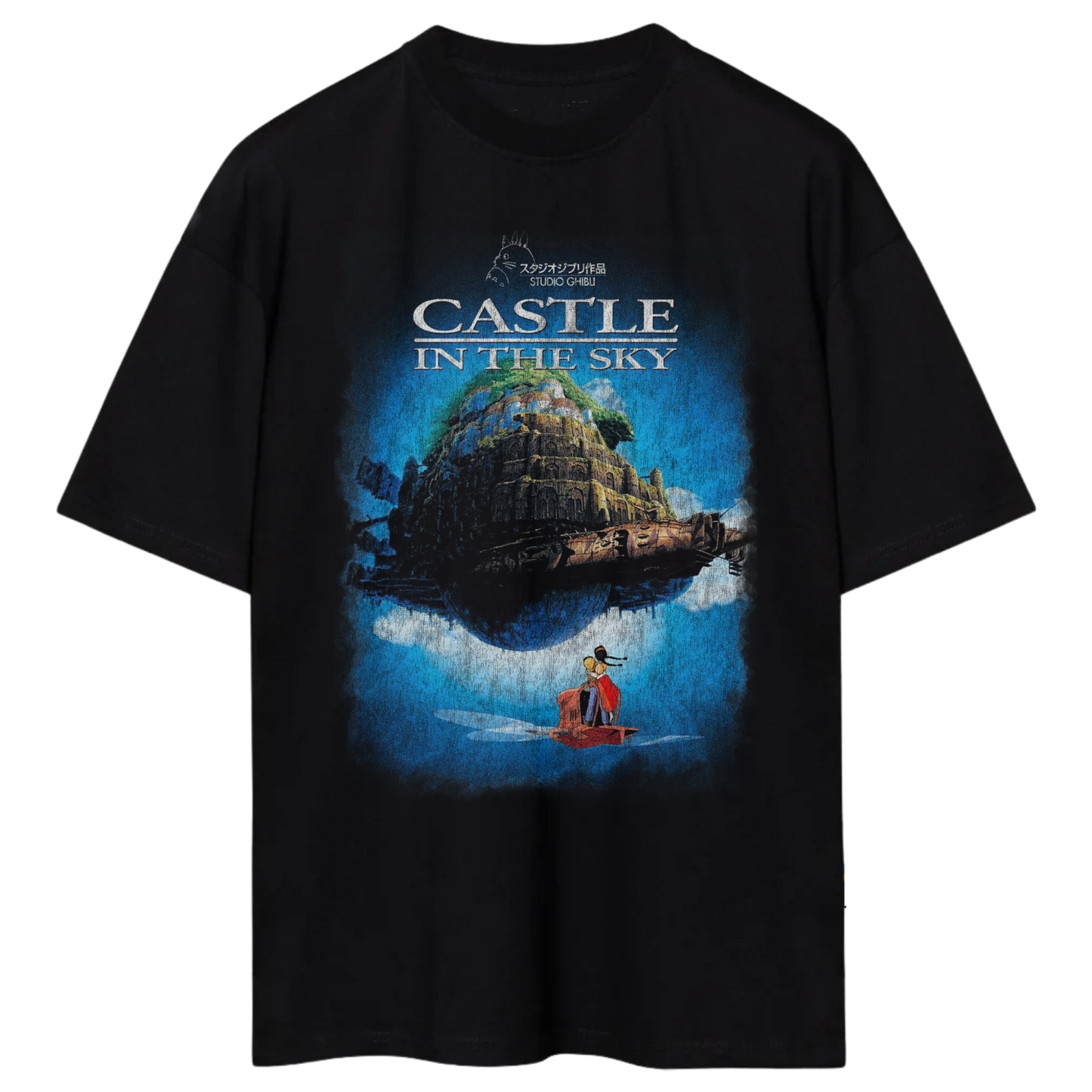 CASTLE IN THE SKY BLACK T-SHIRT