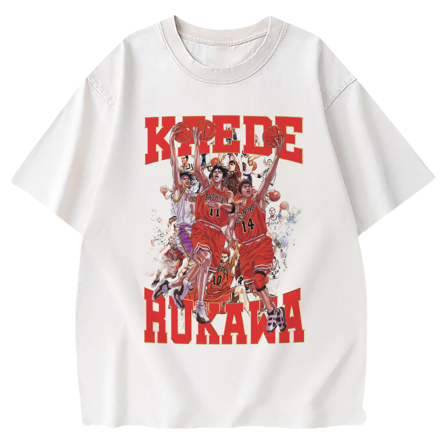 SLAM DUNK WHITE-TSHIRT