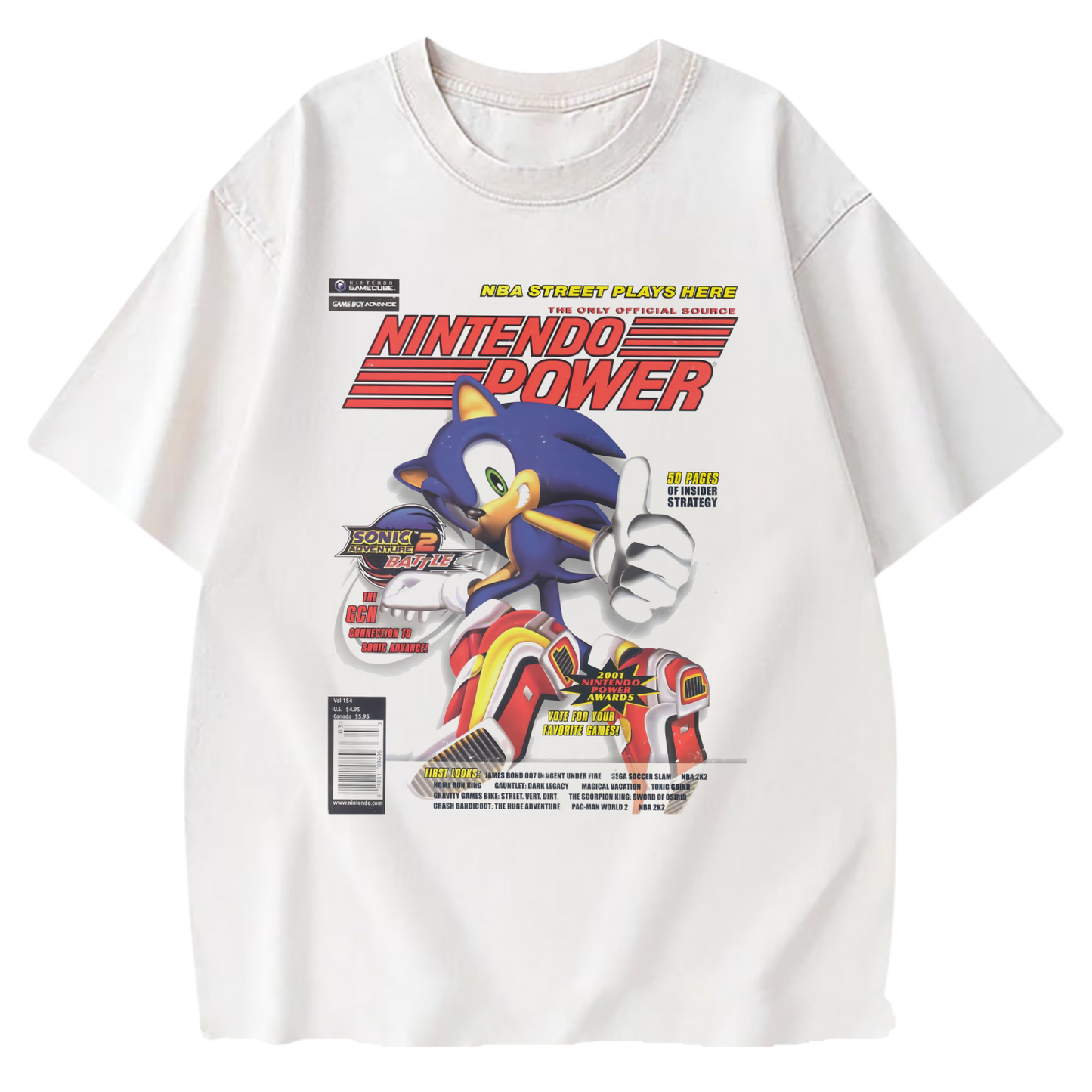 SONIC POWER WHITE T-SHIRT