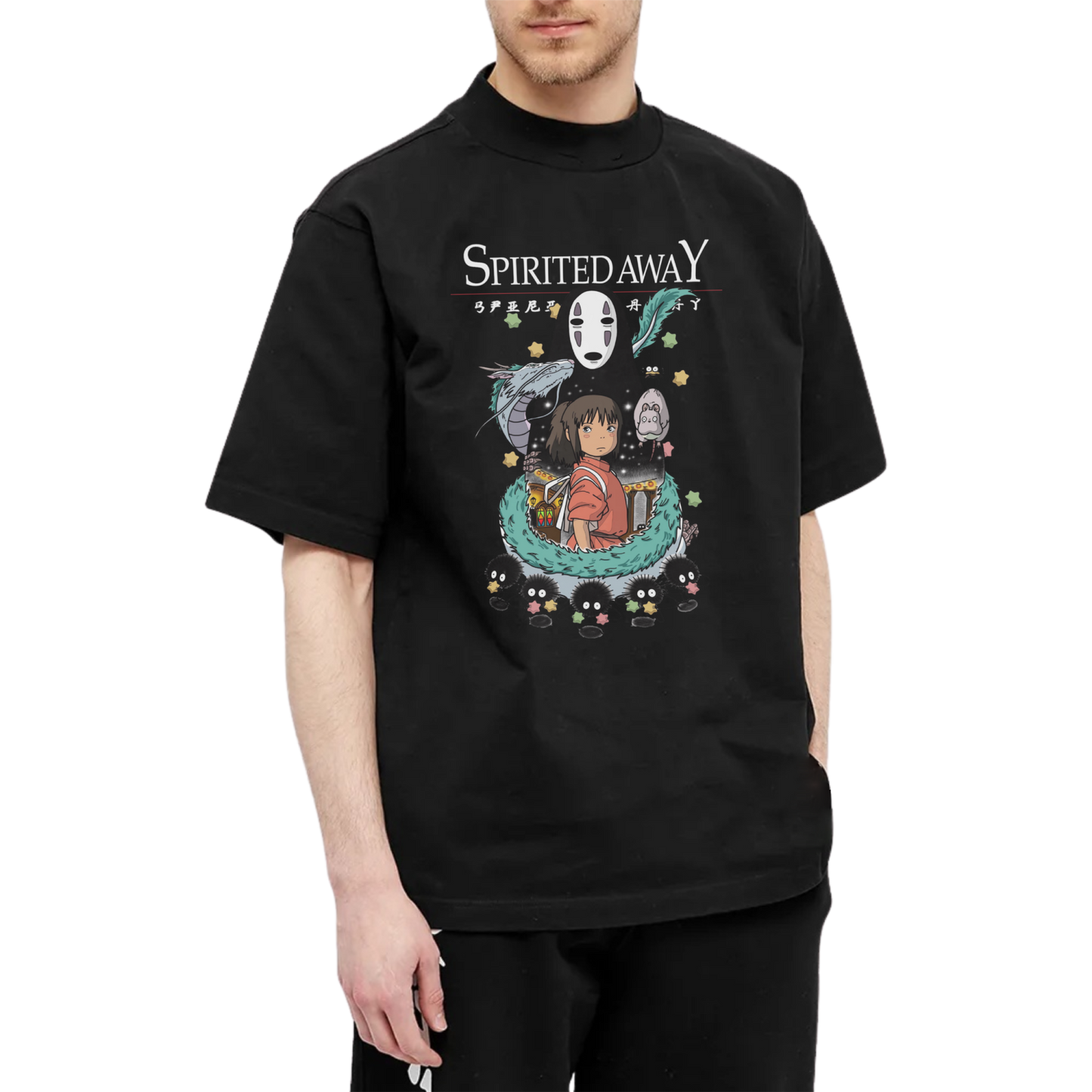 SPIRITED AWAY BLACK T-SHIRT