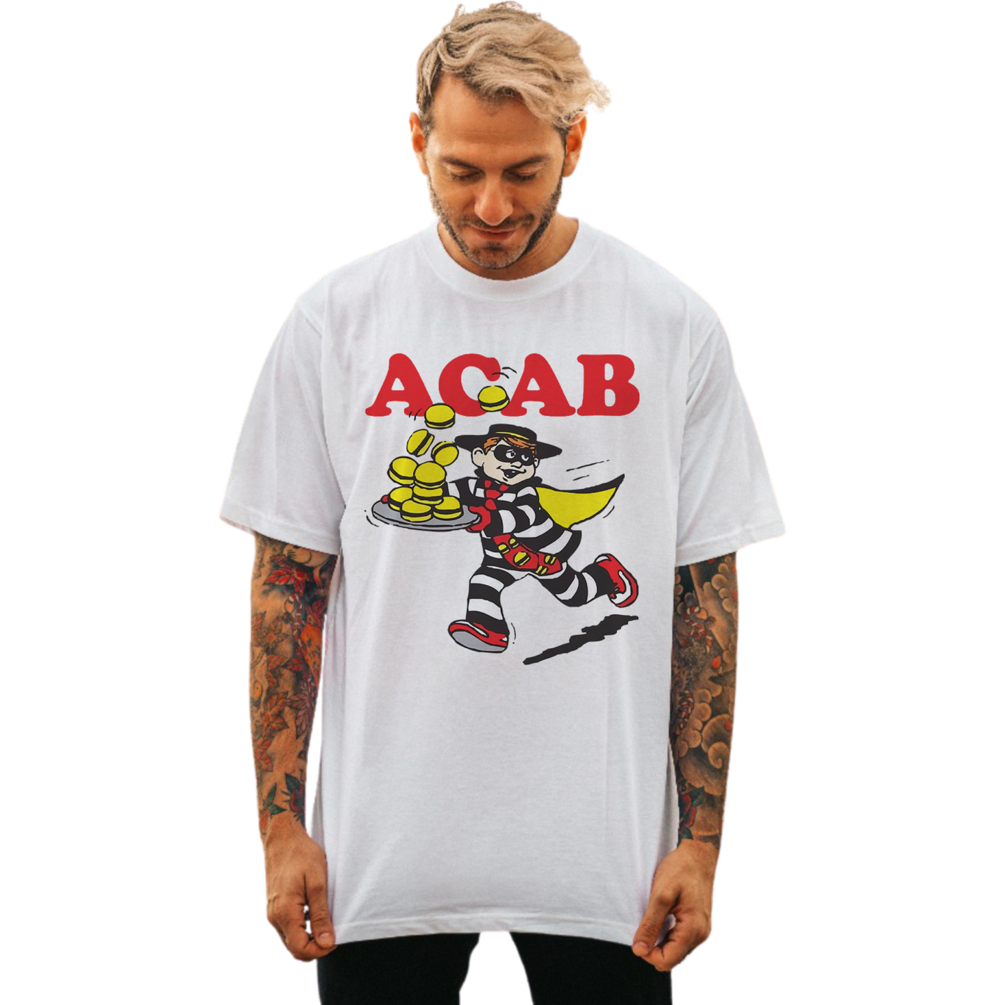 ACAB WHITE T-SHIRT