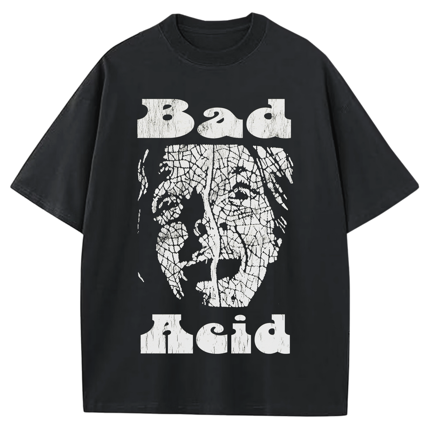 BAD ACID BLACK-TSHIRT