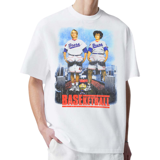 BASKETBALL WHITE T-SHIRT