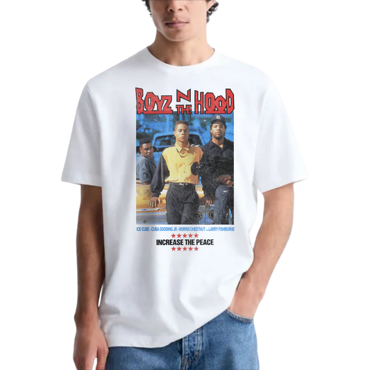 BOYS IN THE HOOD WHITE T-SHIRT