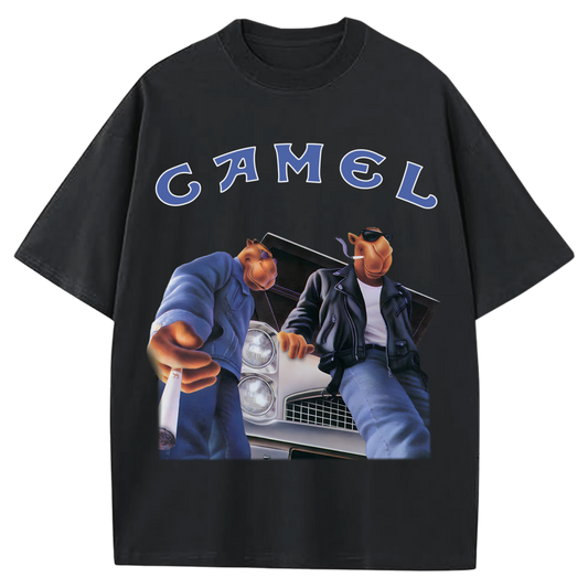 CAMEL BROS BLACK-TSHIRT