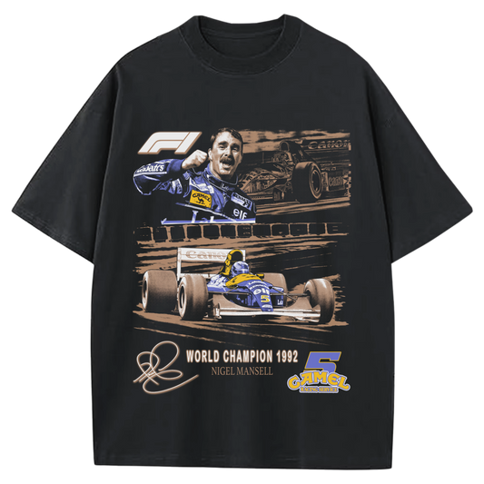 CAMEL F1 1992 BLACK-TSHIRT