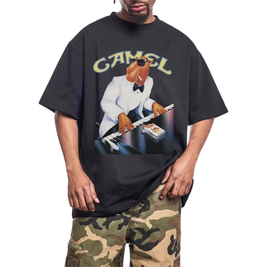 CAMEL JOE KEYS BLACK-TSHIRT