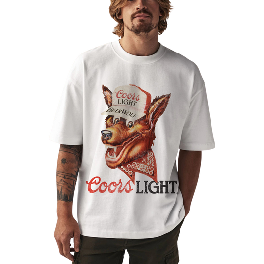 COORS WOLF WHITE-TSHIRT