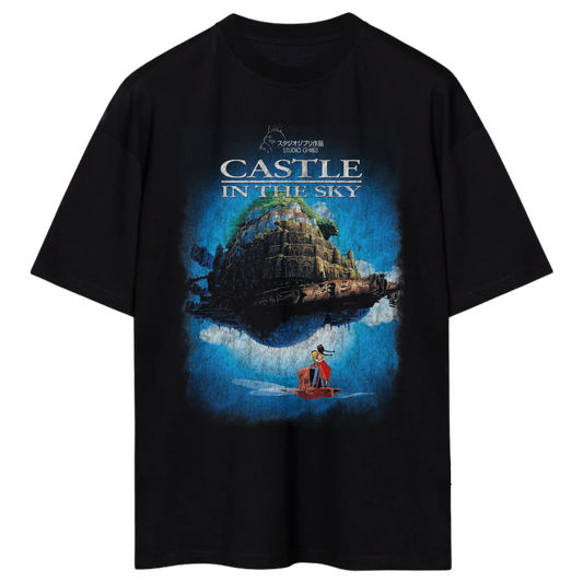 CASTLE IN THE SKY BLACK T-SHIRT