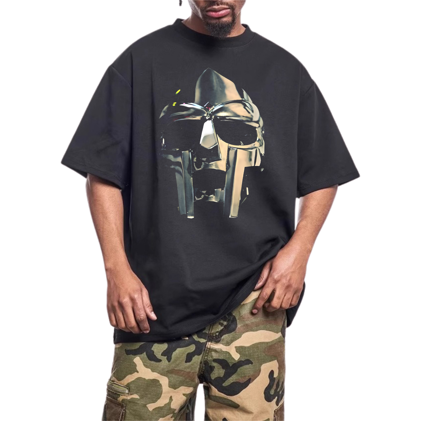 DOOM MASK BLACK TSHIRT