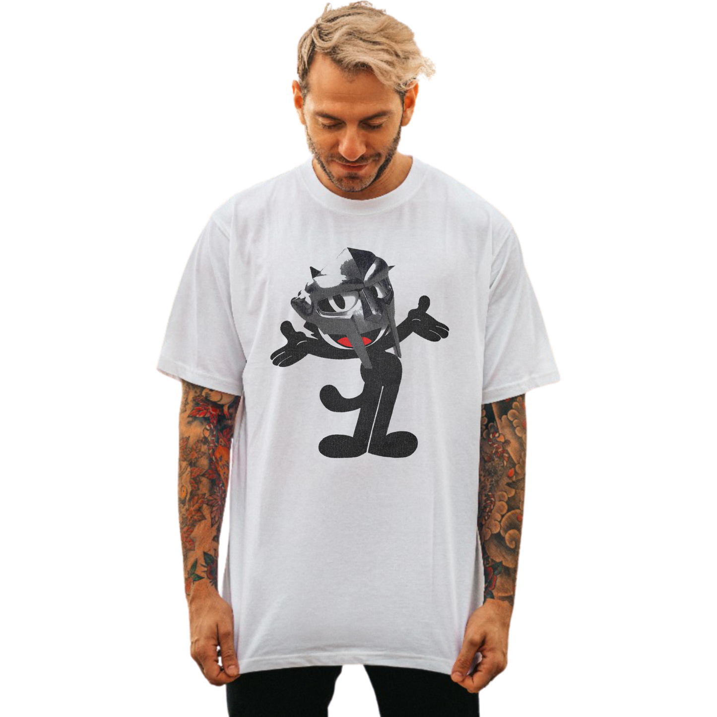MF DOOM FELIX WHITE T-SHIRT