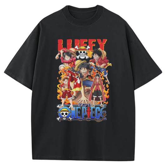 OP LUFFY BLACK T-SHIRT