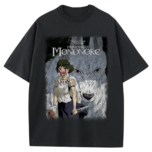 PRINCESS MONONOKE BLACK-TSHIRT