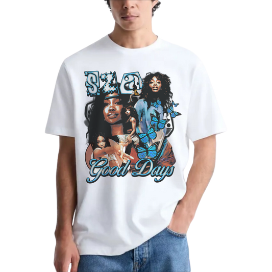 SZA WHITE-TSHIRT