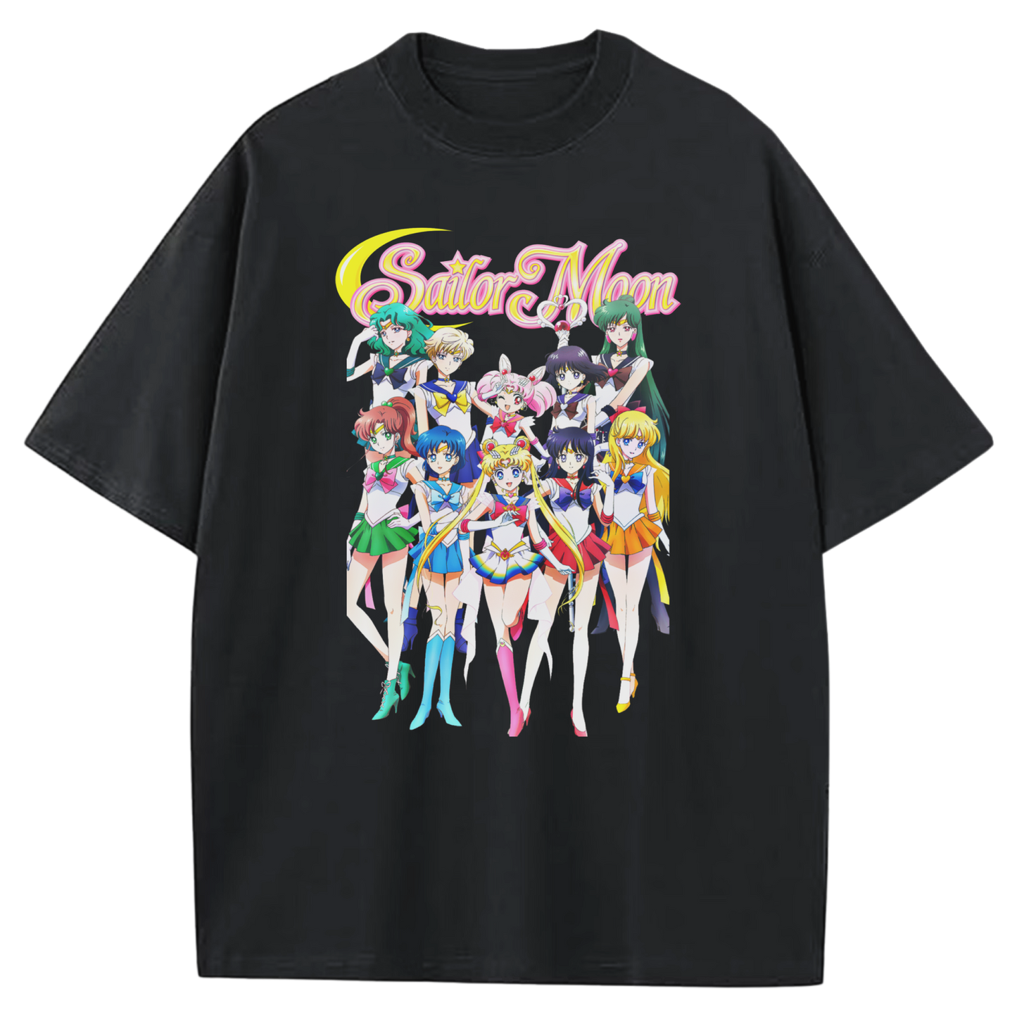 SAILOR MOON CREW BLACK T-SHIRT