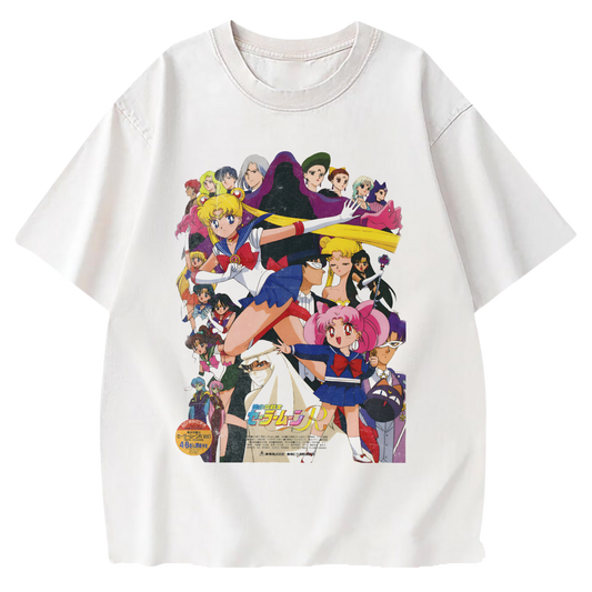 SAILOR MOON WHITE T-SHIRT