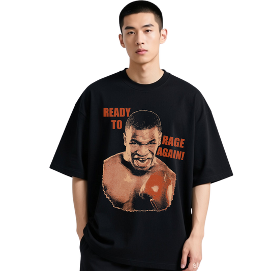 TYSON READY TO RAGE BLACK-TSHIRT
