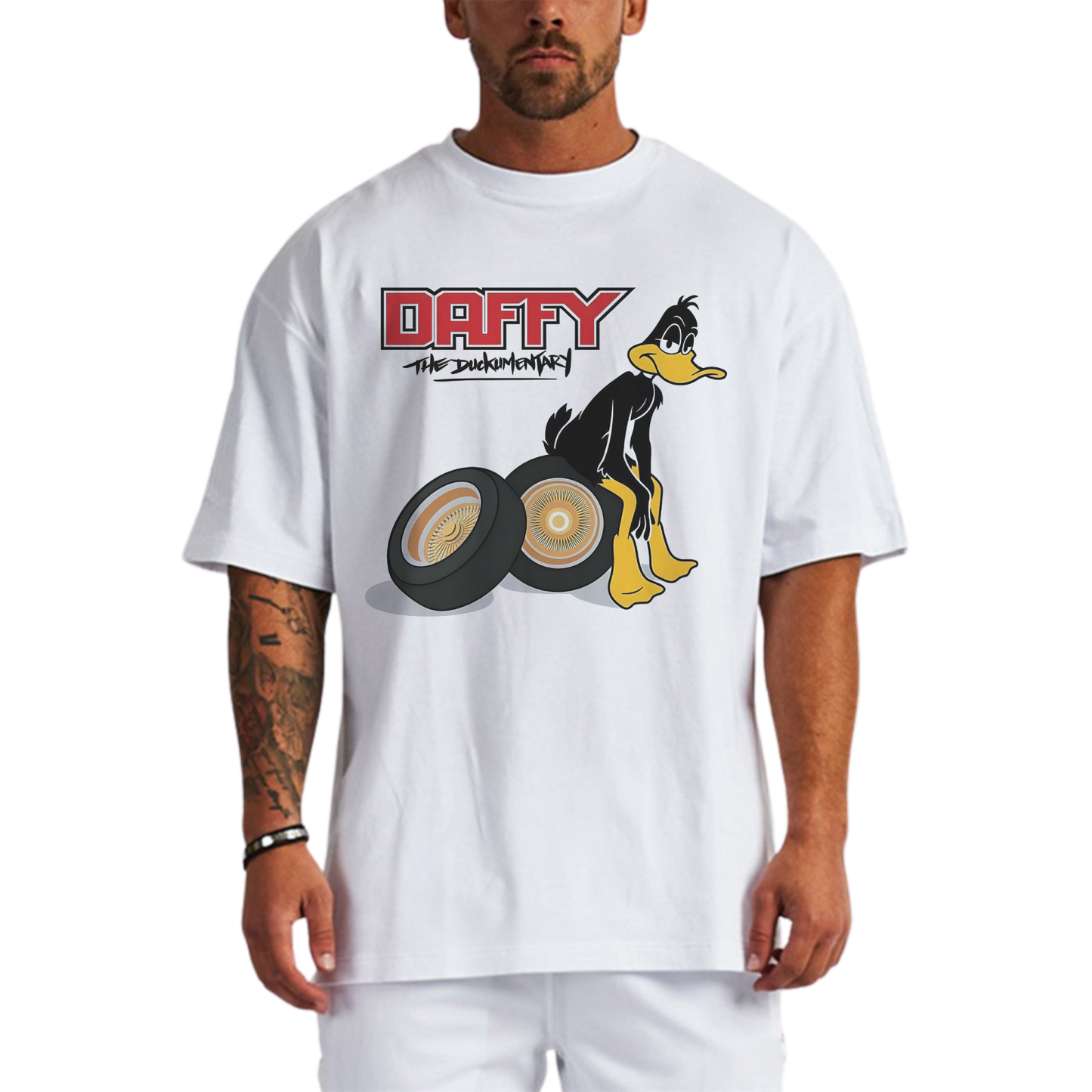 THE DUCKUMENTARY WHITE T-SHIRT