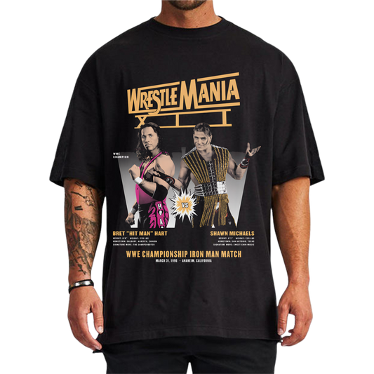 WRESTLEMANIA XII BLACK-TSHIRT