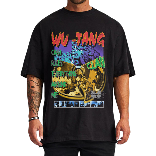 WU TANG CLAN BLACK-TSHIRT